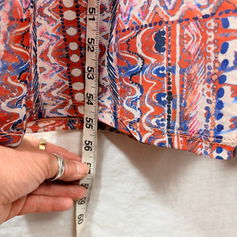 Tribal‎ Sleeveless Maxi Slip Dress Size M Mesh Psychedelic Mandala Bohemian - Picture 10 of 10